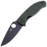 Нож Spyderco Tenacious Black сталь 8Cr13MoV рукоять Green G10 (C122GPBGR)