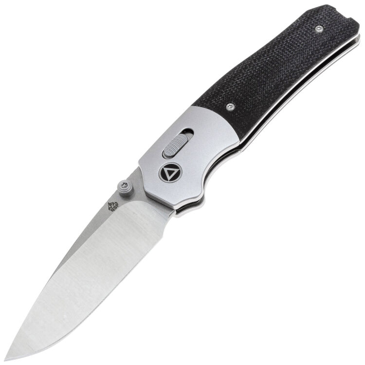 Нож QSP Vault satin сталь 14C28N рукоять Aluminum/Black Micarta (QS157-A1)