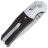 Нож QSP Vault satin сталь 14C28N рукоять Aluminum/Black Micarta (QS157-A1)