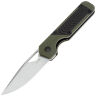 Нож Kizer Mini Militaw сталь Nitro-V рукоять Green G10/Black Geometric Pattern G10