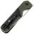 Нож Kizer Mini Militaw сталь Nitro-V рукоять Green G10/Black Geometric Pattern G10