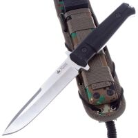 Нож Kizlyar Supreme Trident сталь D2 Stonewash рукоять Black Kraton