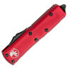 Нож Microtech UTX-85 S/E DLC/Satin сталь M390 рукоять Red Aluminum (231-1RD)