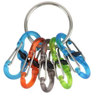 Брелок для ключей Nite Ize KeyRing Locker S-Biner Plastic (KRGP-11-R3)  (KRGP-11-R3)