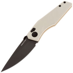 Нож Real Steel Spectrum black PVD сталь Nitro-V рукоять Ivory G10 (7142IB)