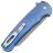Нож Pro-Tech Malibu Reverse Tanto Custom сталь CPM-20CV рукоять Blue Titanium (5241-BLUE)