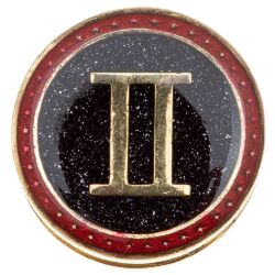 Бусина темлячная byMordor Знак зодиака Близнецы