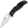 Нож Spyderco LeafJumper Serrated сталь VG-10 рукоять Black FRN (C262SBK)