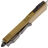 Нож Microtech Ultratech T/E black сталь M390 рукоять Tan Aluminium (123-1TA)
