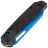 Нож Tenable Shard blue сталь 14C28N рукоять Diamond pattern Black Aluminum