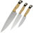 Набор кухонных ножей Benchmade Kitchen Set 3шт сталь CPM-154 рукоять Maple Valley Richlite (4000-02)