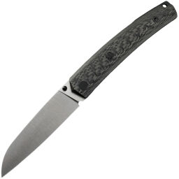 Нож Petrified Fish Patte satin сталь 14С28 рукоять Carbon Fiber