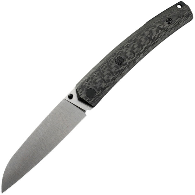 Нож Petrified Fish Patte satin сталь 14С28 рукоять Carbon Fiber