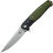 Нож Bestech Swordfish satin сталь D2 рукоять Black/Green G10 (BG03A)