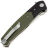 Нож Bestech Swordfish satin сталь D2 рукоять Black/Green G10 (BG03A)