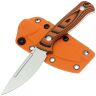 Нож Kizer Evenki 2 stonewash сталь AEB-L рукоять Black/Orange G10