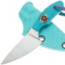 Нож TVI EDC сталь M390 рукоять Blue G10 (ТО25.11)