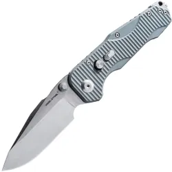 Нож Real Steel Evolution Ironclad Drop stonewash сталь D2 рукоять Grey G10 (7911SG)