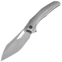 Нож We Knife Ignio beadblast сталь 20CV рукоять beadblast Gray Titanium (WE22042B-4)