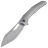 Нож WE Knife Ignio beadblast сталь 20CV рукоять beadblast Gray Titanium (WE22042B-4)