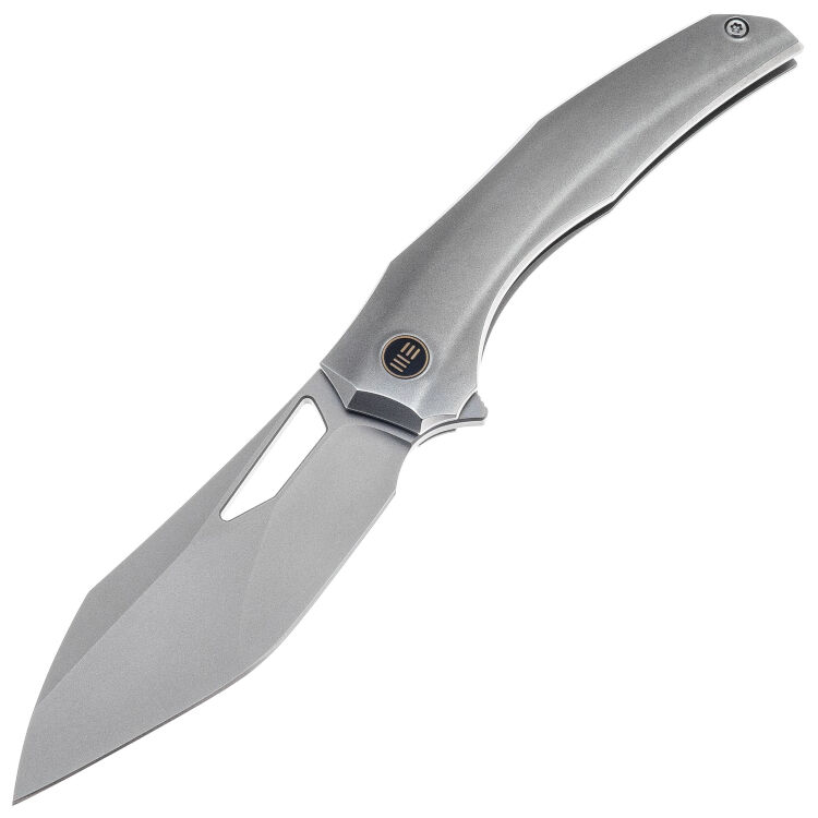 Нож WE Knife Ignio beadblast сталь 20CV рукоять beadblast Gray Titanium (WE22042B-4)
