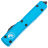 Нож Microtech Ultratech S/E black сталь M390 рукоять Turquoise Aluminum (121-1TQ)