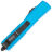 Нож Microtech Ultratech S/E black сталь M390 рукоять Turquoise Aluminum (121-1TQ)