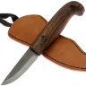 Нож Финка Коготь Медведя сталь AUS-10Co рукоять Зебрано (Дух Диких Лесов)