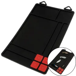 Коврик для обслуживания ножей BlackWolf силиконовый с магнитами