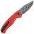 Нож CIVIVI Stormhowl сталь Damascus рукоять Milled Red Aluminum (C23040B-DS1)