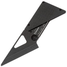 Нож Daggerr Cardknife blackwash сталь 8Cr13MoV рукоять Black Ti/Carbon Fiber