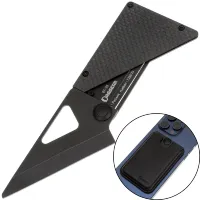 Нож Daggerr Cardknife blackwash сталь 8Cr13MoV рукоять Black Ti/Carbon Fiber