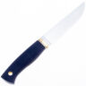 Нож Южный Крест Длинный Джек Эксперт сталь N690 рукоять латунь микарта синяя (371.5256)