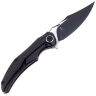 Нож CMB Prowler Blackwash/Satin сталь M390 рукоять Black-Red CF/Titanium