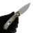Нож Vosteed Mini Psyop beadblast stonewash сталь Elmax рукоять Green Micarta