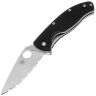 Нож Spyderco Tenacious Serrated сталь 8Cr13MoV рукоять Black G10 (C122GS)