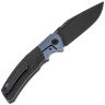 Нож Kansept Hinterland blackwash сталь S35VN рукоять Blue Ti/Carbon Fiber