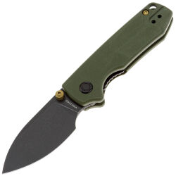 Нож Vosteed Raccoon Cub blackwash сталь 14C28N рукоять Green G10