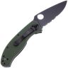 Нож Spyderco Tenacious Black PS сталь 8Cr13MoV рукоять Green G10 (C122GPSBGR)