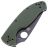 Нож Spyderco Tenacious Black PS сталь 8Cr13MoV рукоять Green G10 (C122GPSBGR)
