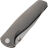 Нож Vanguard Esox stonewash сталь M390 рукоять Gray Titanium