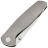 Нож Vanguard Esox satin сталь M390 рукоять Gray Titanium