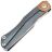 Нож Bestech Thyra Satin сталь M390 рукоять Retro Blue Titanium/Copper (BT2106D)