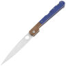 Нож Daggerr Corso satin сталь VG-10 рукоять Blue Micarta