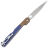 Нож Daggerr Corso satin сталь VG-10 рукоять Blue Micarta