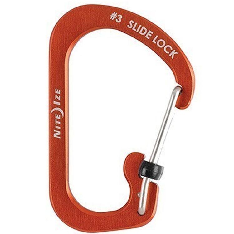 Карабин Nite Ize SlideLock Carabiner #3 Orange Aluminium (CSLA3-19-R6)