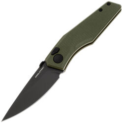 Нож Real Steel Spectrum black PVD сталь Nitro-V рукоять OD Green G10 (7142GB)