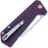 Нож CJRB Ruffian сталь AR-RPM9 рукоять Violet G10 (J1924-VT)