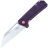 Нож CJRB Ruffian сталь AR-RPM9 рукоять Violet G10 (J1924-VT)