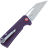 Нож CJRB Ruffian сталь AR-RPM9 рукоять Violet G10 (J1924-VT)